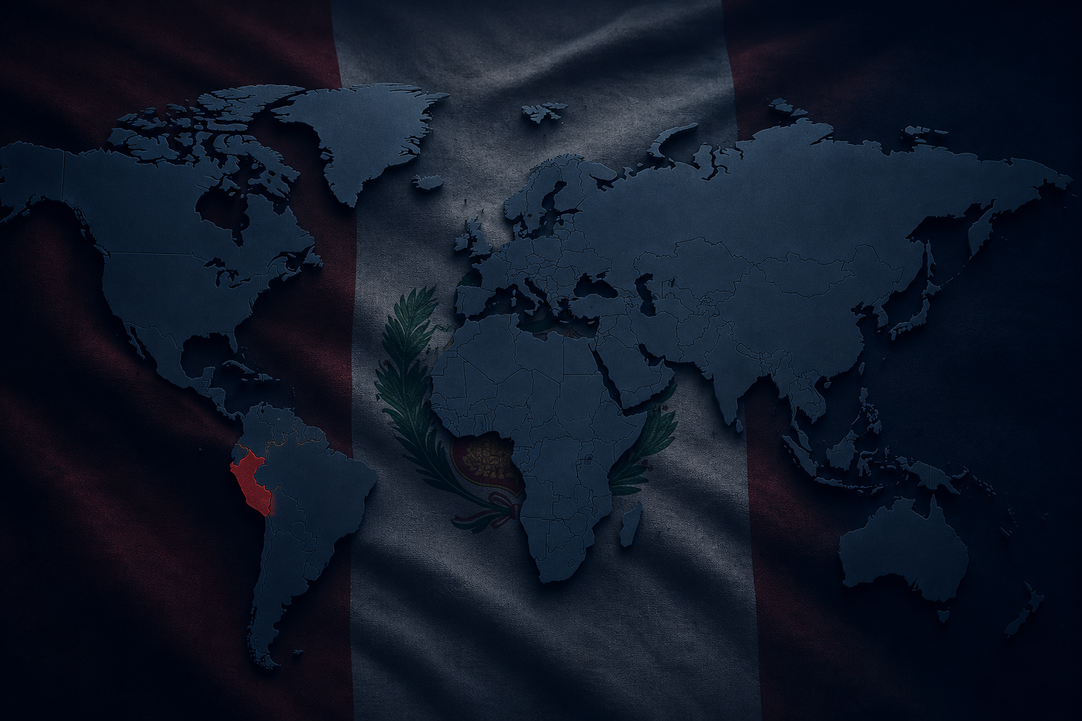 Keiko Fujimori frente a un mapa geopolítico del Pacífico con el puerto de Chancay y rutas comerciales hacia Asia, representando los desafíos de la política exterior peruana en el nuevo orden internacional.