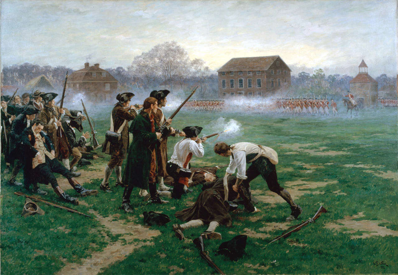 250 a&ntilde;os de independencia de Estados Unidos: firma de la Declaraci&oacute;n de Independencia de 1776 durante la sesi&oacute;n del Congreso Continental.