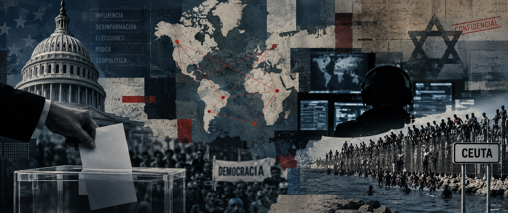 Composición conceptual sobre operaciones de influencia política, desinformación e injerencia internacional en Europa e Iberoamérica